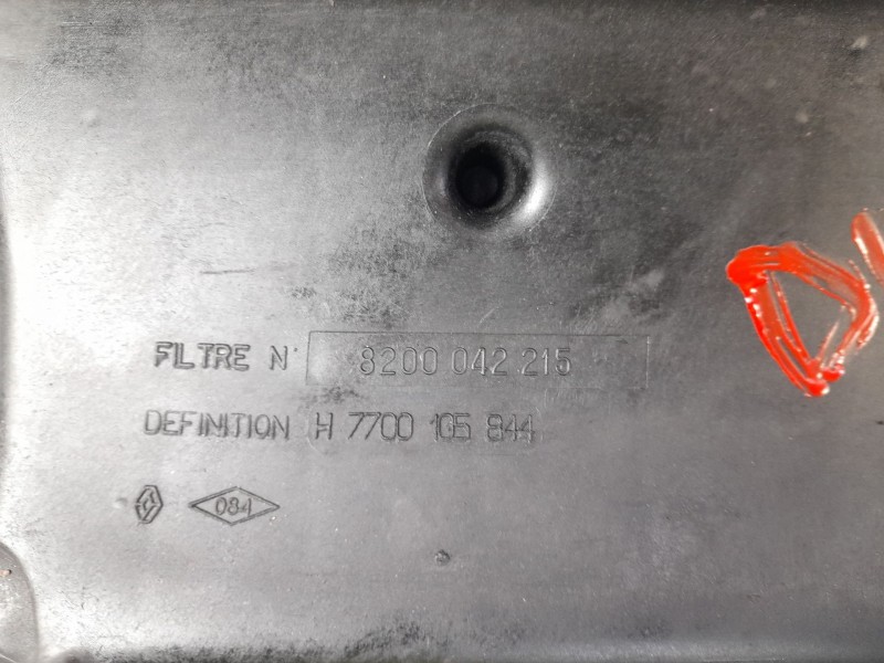 Recambio de filtro aire para renault kangoo (f/kc0) 1.9 diesel referencia OEM IAM H7700105844  8200042215