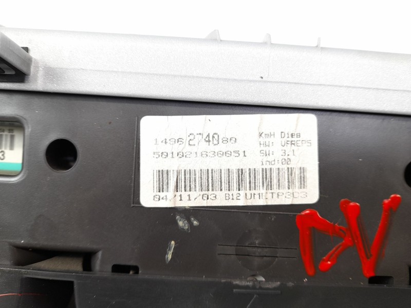 Recambio de cuadro instrumentos para fiat ulysse (179_) 2.2 jtd referencia OEM IAM 1496274080  501021630051