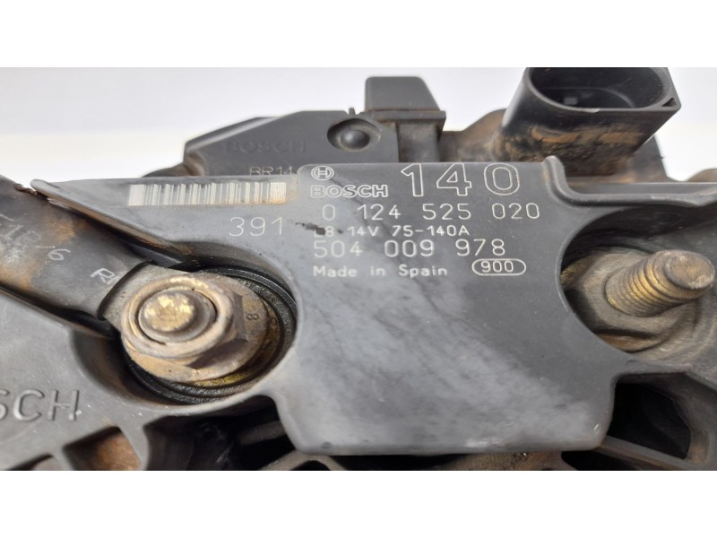 Recambio de alternador para fiat ducato furgón (244) 2.3 jtd referencia OEM IAM 0124525020 504009978 