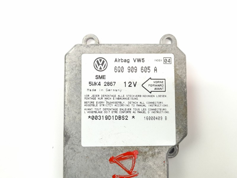 Recambio de centralita airbag para seat leon (1m1) 1.9 tdi referencia OEM IAM 6Q0909605A  5WK42867