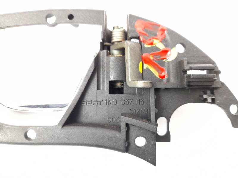 Recambio de maneta interior trasera izquierda para seat leon (1m1) 1.9 tdi referencia OEM IAM 1M0837113  