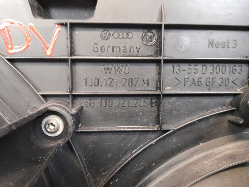 Recambio de electroventilador para seat leon (1m1) 1.9 tdi referencia OEM IAM 1J0121207M  1J0121205B