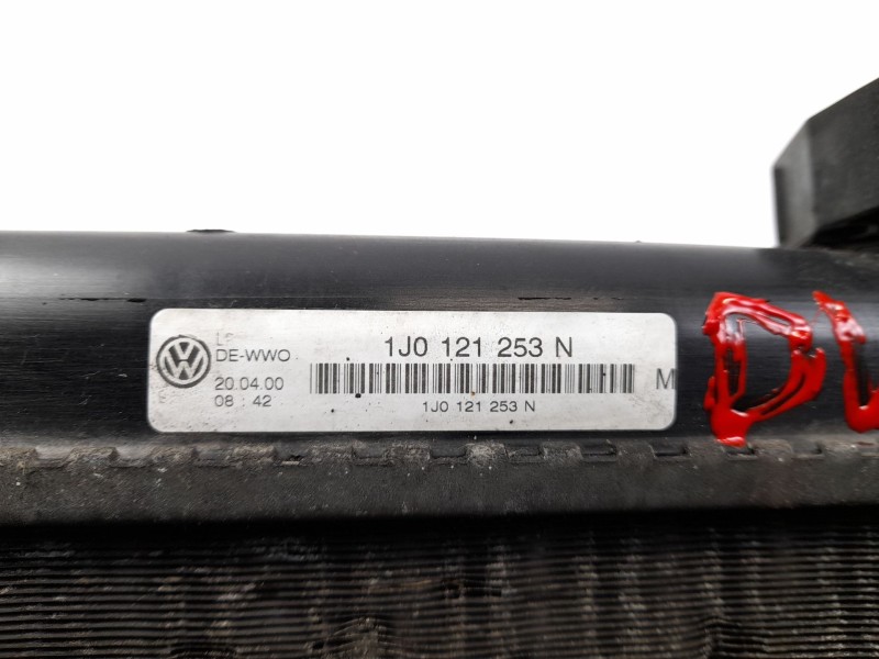 Recambio de radiador agua para seat leon (1m1) 1.9 tdi referencia OEM IAM 1J0121253N  