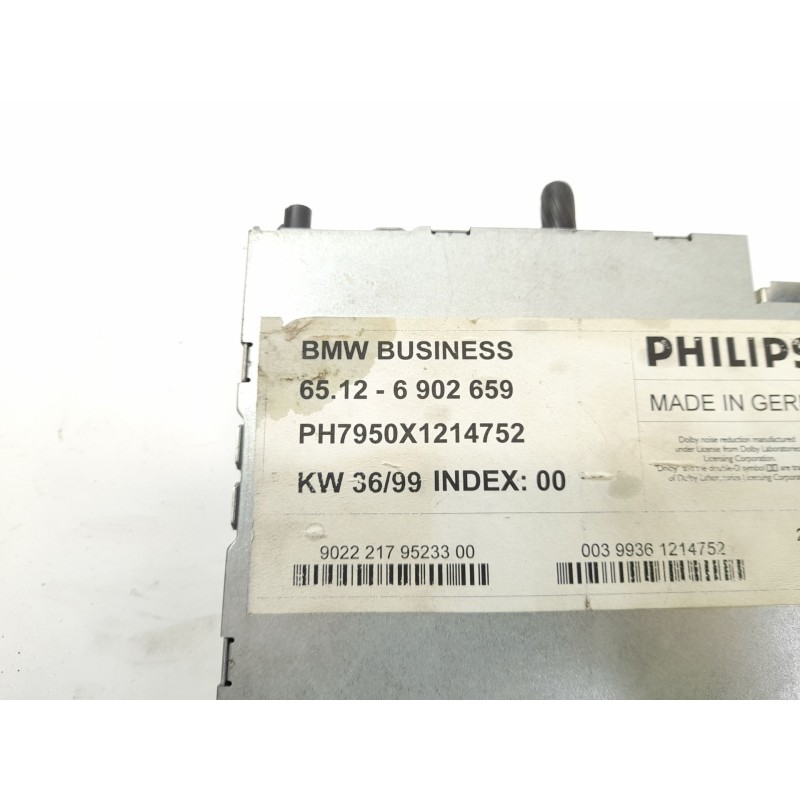 Recambio de sistema audio / radio cd para bmw serie 3 touring (e46) 320d referencia OEM IAM 65126902659 055661672 6902659