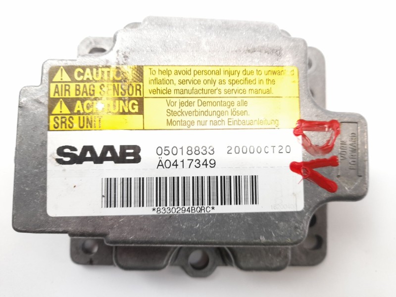 Recambio de centralita airbag para saab 9-3 (ys3d) 2.2 tid referencia OEM IAM 05018833  A0417349