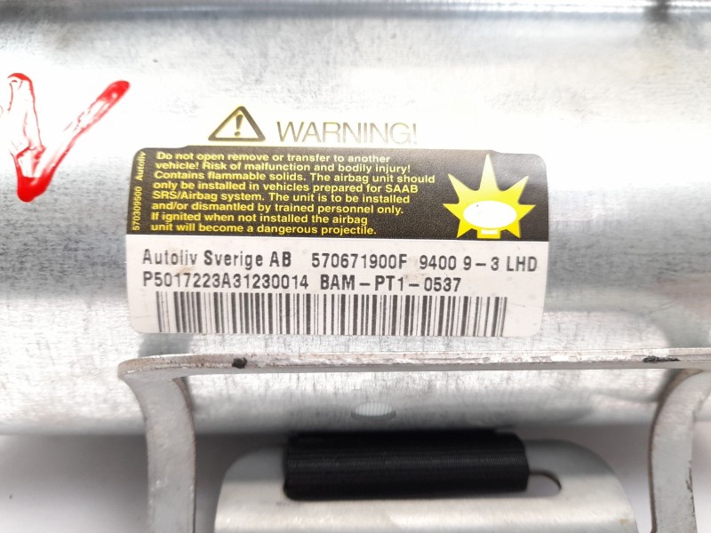 Recambio de airbag delantero derecho para saab 9-3 (ys3d) 2.2 tid referencia OEM IAM 570671900F  