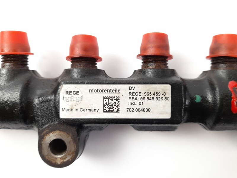 Recambio de rampa inyectora para peugeot 307 5p xs+hdi referencia OEM IAM 9654592680  9654590