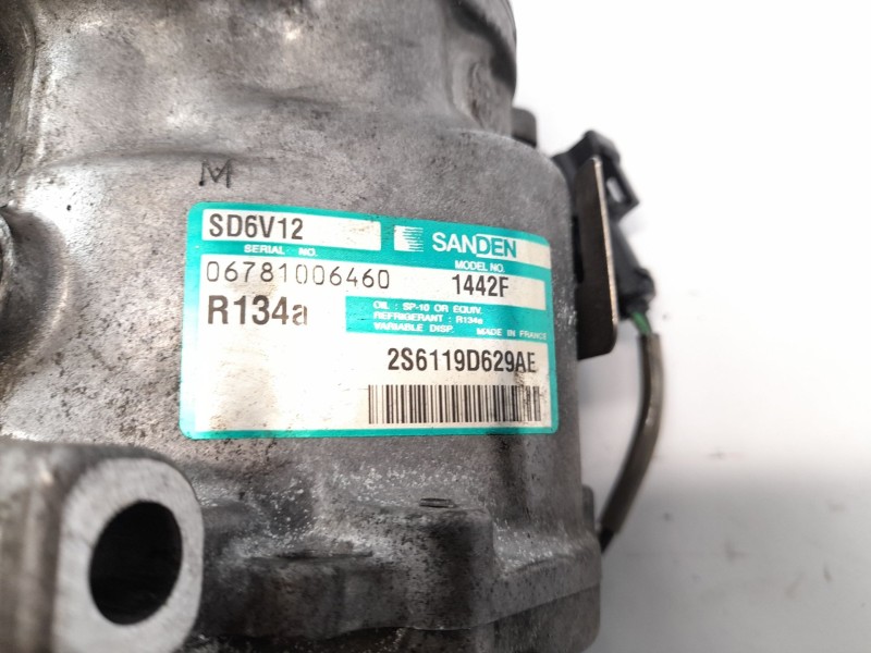 Recambio de compresor aire acondicionado para ford fusion (cbk) ambiente referencia OEM IAM 2S6119D629AE  SD6V12