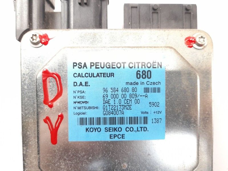 Recambio de centralita direccion asistida para citroën c2 1.4 referencia OEM IAM 9658468080 G084007A 6900000809A
