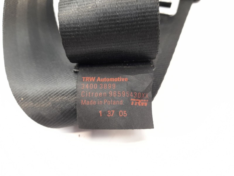 Recambio de cinturon seguridad delantero derecho para citroën c2 1.4 referencia OEM IAM 96595430XX  