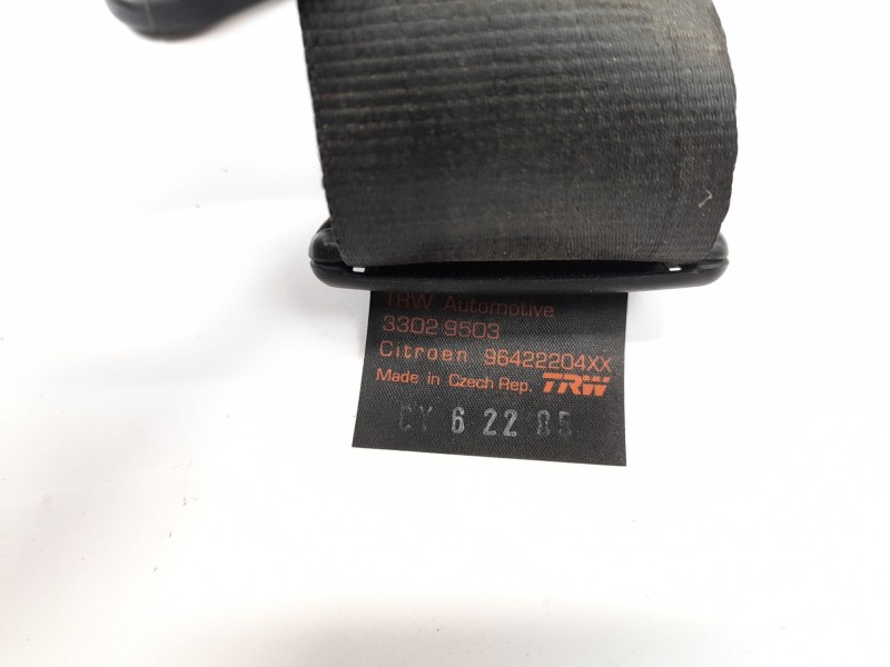 Recambio de cinturon seguridad trasero izquierda para citroën c2 1.4 referencia OEM IAM 96422204XX  