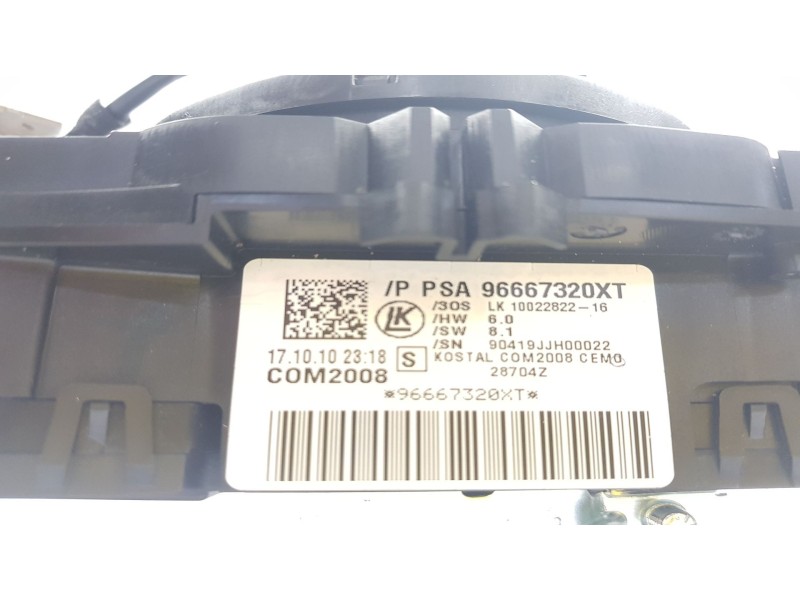 Recambio de mando multifuncion para peugeot 3008 1.6 hdi fap referencia OEM IAM 96667320XT  