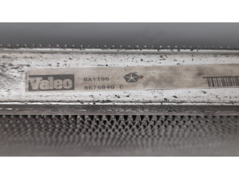 Recambio de radiador agua para chrysler voyager (rg) 2.5 crd cat referencia OEM IAM RA1196  