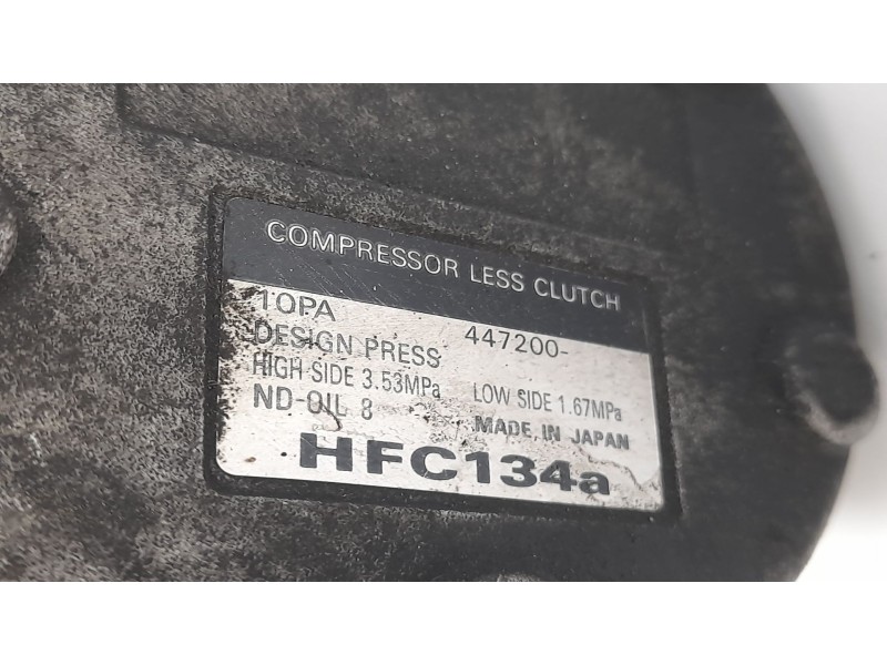 Recambio de compresor aire acondicionado para chrysler voyager (gs) 2.5 td referencia OEM IAM 447200 HFC134A 