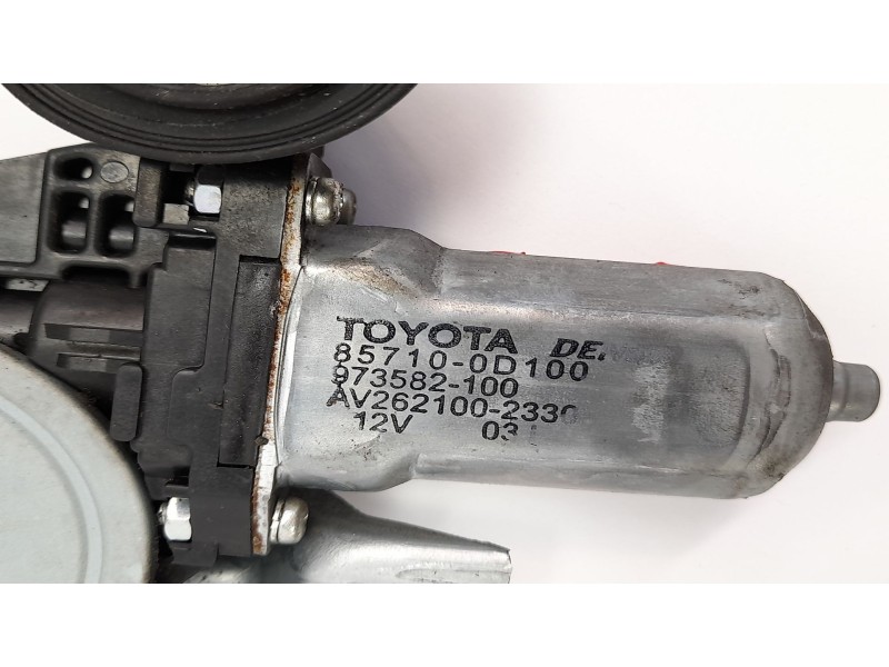 Recambio de elevalunas delantero derecho para toyota yaris (ksp9/scp9/nlp9) básico referencia OEM IAM 857100D100 973582100 AV262