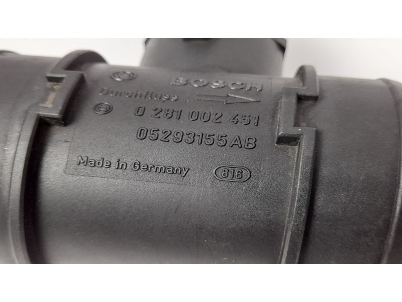 Recambio de caudalimetro para chrysler voyager (rg) 2.5 crd cat referencia OEM IAM 0281002451 05293155AB 