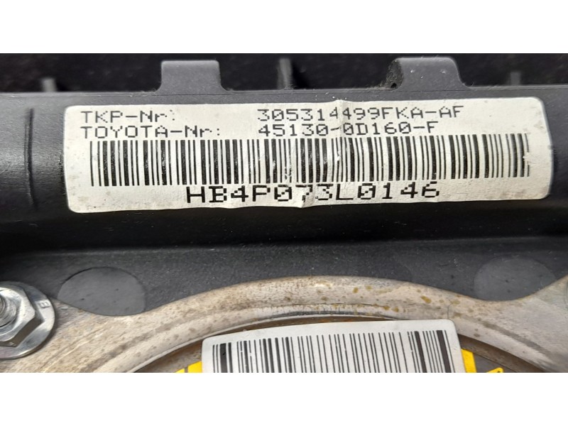 Recambio de airbag delantero izquierdo para toyota yaris (ksp9/scp9/nlp9) básico referencia OEM IAM 451300D160D HB4P073L0146 305
