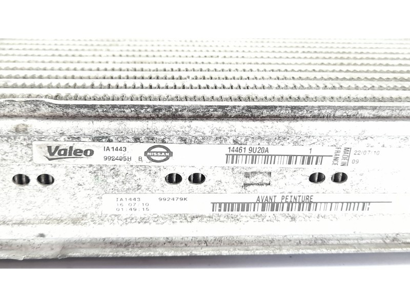 Recambio de intercooler para nissan note (e11e) 1.5 dci referencia OEM IAM 992405HB 144619U20A 
