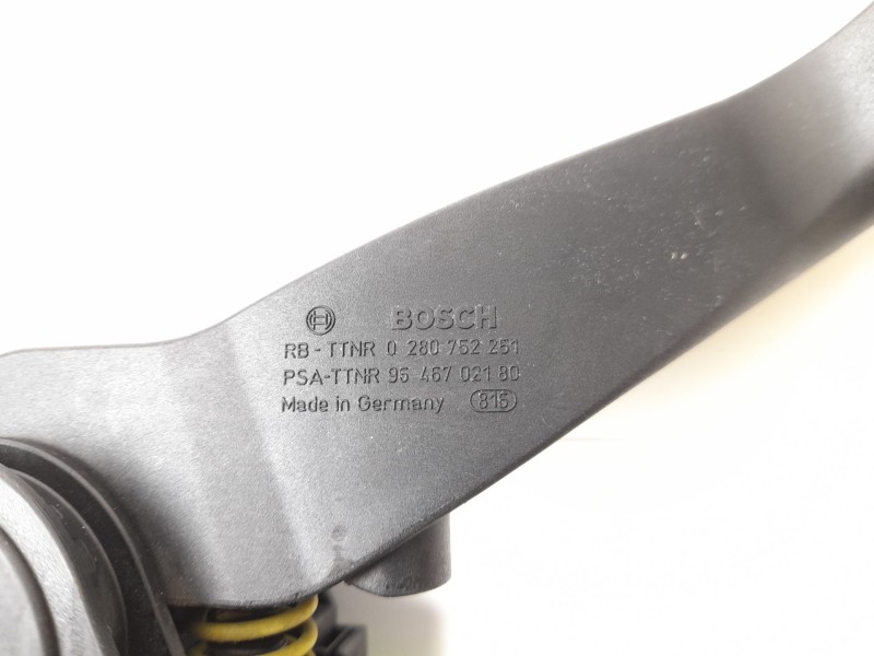 Recambio de potenciometro pedal para peugeot 307 break (3e) 1.6 hdi referencia OEM IAM 9646702180  0280752251