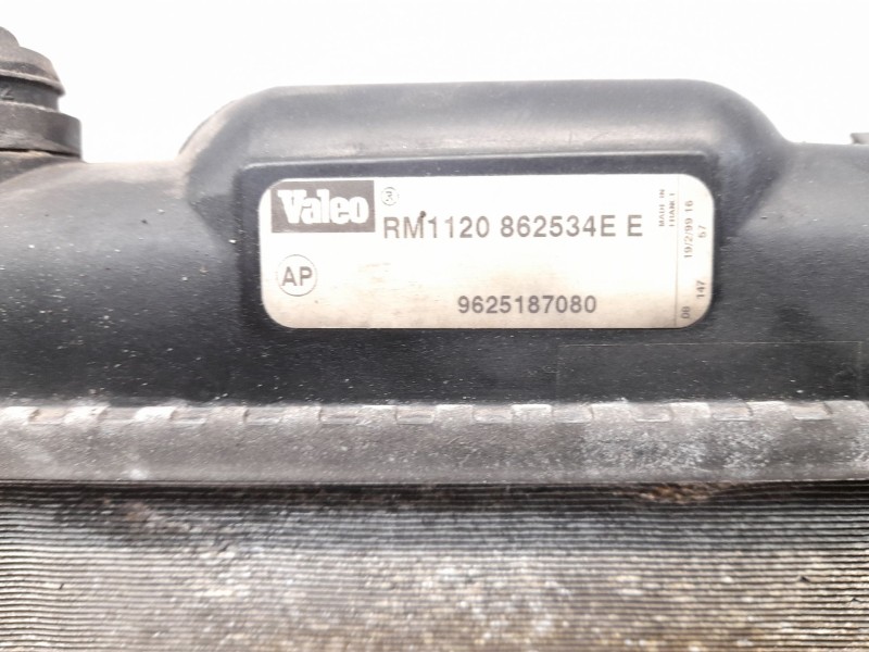 Recambio de radiador agua para peugeot 206 berlina xr referencia OEM IAM 9625187080  
