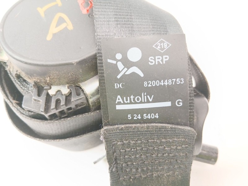 Recambio de cinturon seguridad delantero izquierdo para renault kangoo express (fw0/1_) 1.5 dci 75 (fw07, fw10, fw04) referencia