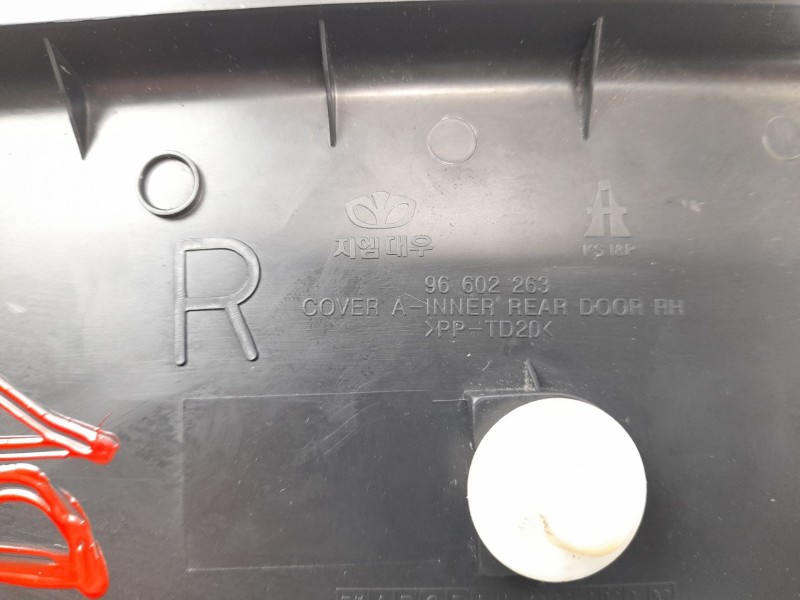 Recambio de moldura para chevrolet matiz (m200, m250) 1.0 referencia OEM IAM 96602263  