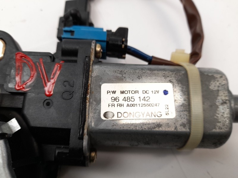 Recambio de elevalunas delantero derecho para chevrolet matiz (m200, m250) 1.0 referencia OEM IAM 96485142  