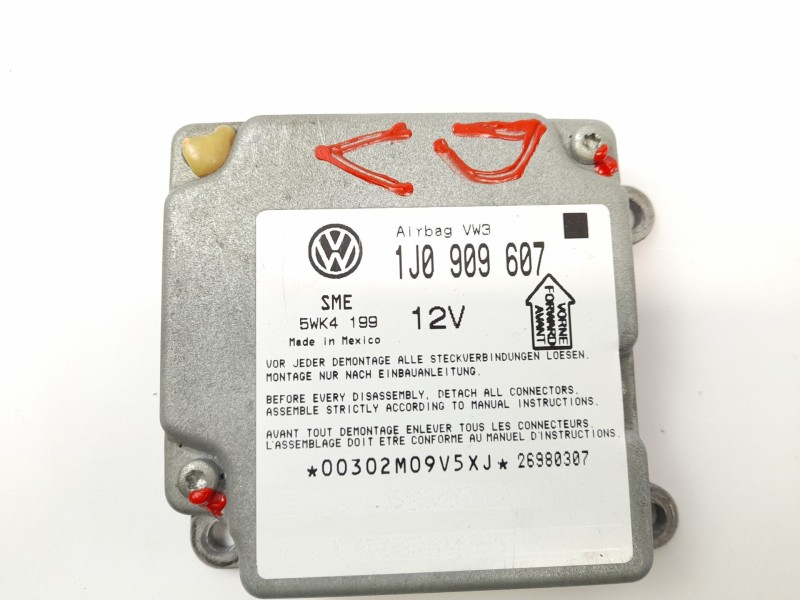 Recambio de centralita airbag para volkswagen passat berlina (3b2) 1.8 referencia OEM IAM 1J0909607  