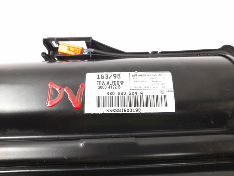 Recambio de airbag delantero derecho para volkswagen passat berlina (3b2) 1.8 referencia OEM IAM 3B0880204A  