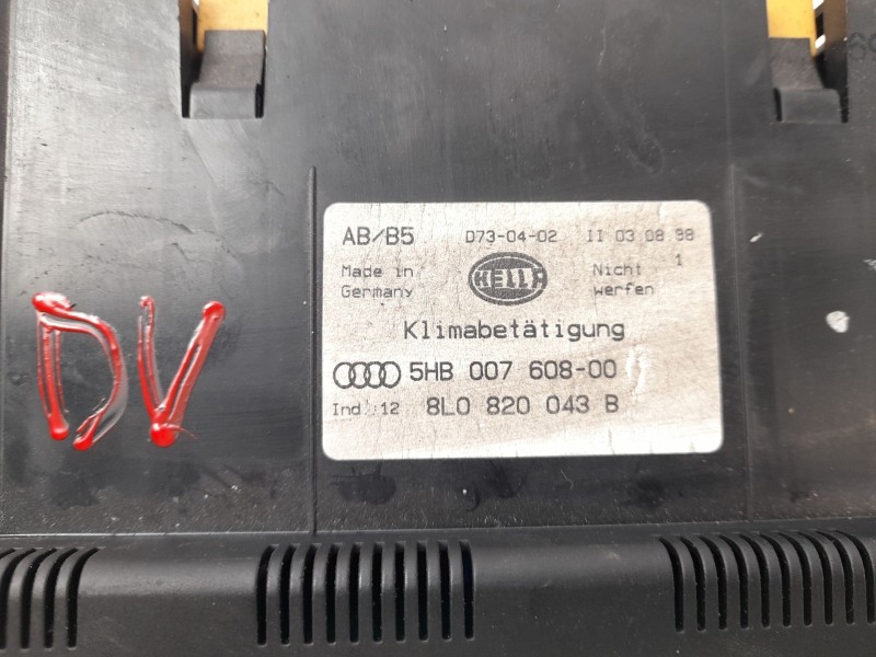 Recambio de mando climatizador para audi a3 (8l) 1.8 referencia OEM IAM 8L0820043B  