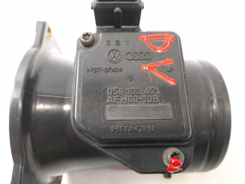 Recambio de caudalimetro para audi a3 (8l) 1.8 referencia OEM IAM 058133471  