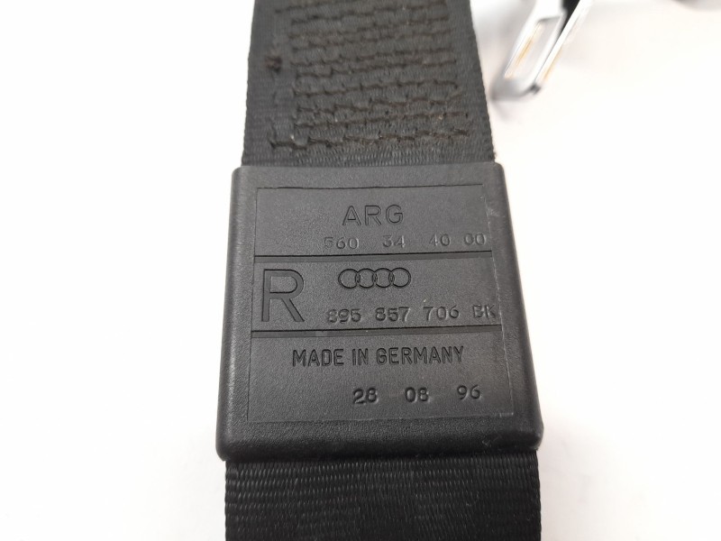 Recambio de cinturon seguridad delantero derecho para audi a3 (8l) 1.8 referencia OEM IAM 895857706BK  