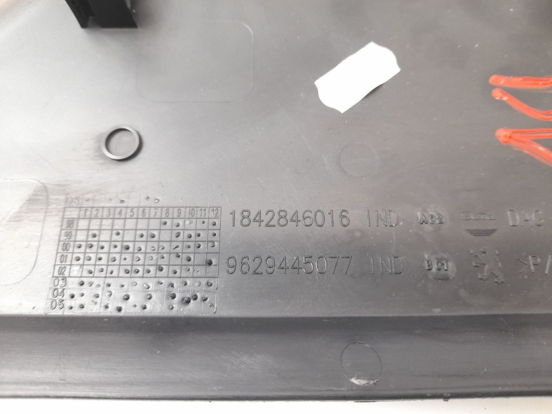 Recambio de moldura para peugeot 607 (s2) 2.0 16v hdi fap cat (rhr / dw10bted4) referencia OEM IAM 9629445077  