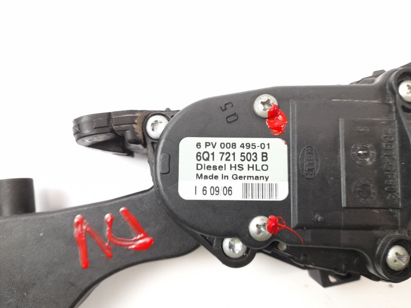 Recambio de pedal acelerador para seat ibiza (6l1) 1.4 tdi referencia OEM IAM 6Q1721503B  