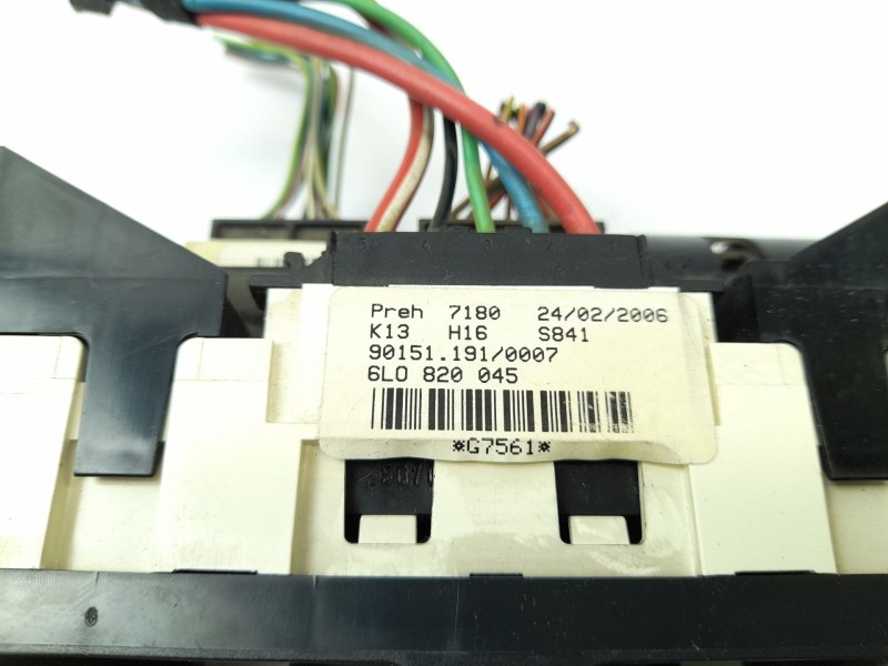 Recambio de mando calefaccion / aire acondicionado para seat ibiza (6l1) 1.4 tdi referencia OEM IAM 6L0820045  