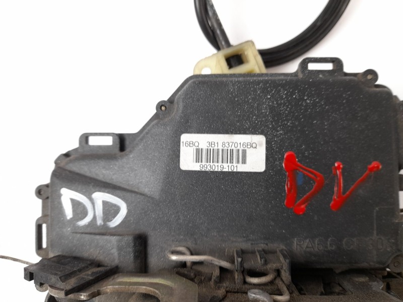 Recambio de cerradura puerta delantera derecha para seat ibiza (6l1) 1.4 tdi referencia OEM IAM 3B1837016BQ  