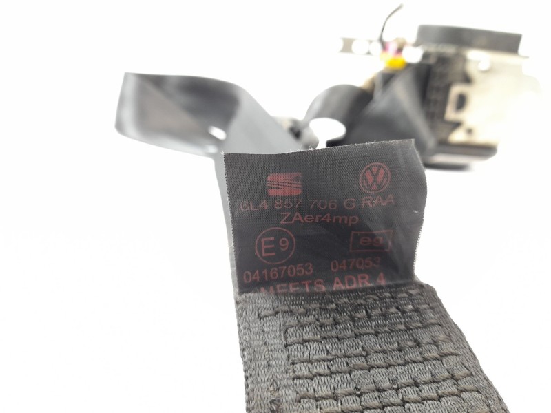 Recambio de cinturon seguridad delantero derecho para seat ibiza (6l1) 1.4 tdi referencia OEM IAM 6L4857706G  