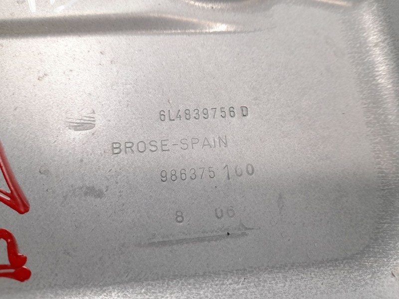 Recambio de elevalunas trasero derecho para seat ibiza (6l1) 1.4 tdi referencia OEM IAM 6L4839756D  