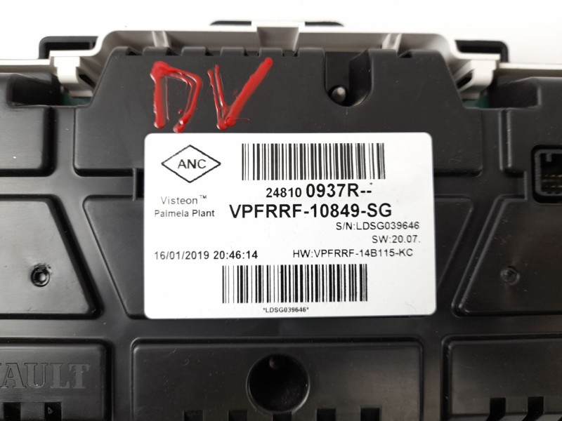 Recambio de cuadro instrumentos para nissan nv300 kombi (x82) 1.6 dci 125 referencia OEM IAM VPFRRF10849SG  