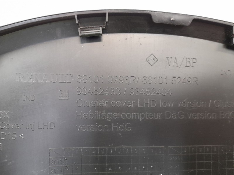 Recambio de moldura para nissan nv300 kombi (x82) 1.6 dci 125 referencia OEM IAM 681010993R  