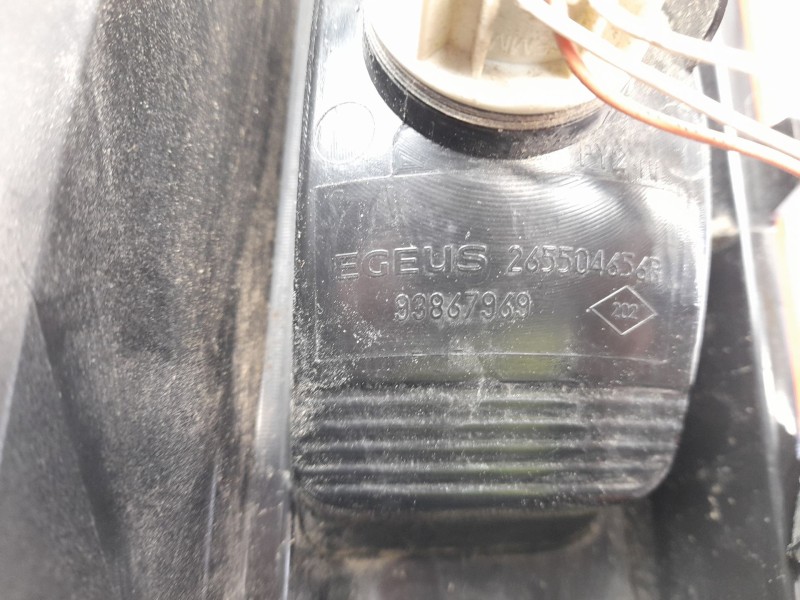 Recambio de piloto trasero derecho para nissan nv300 kombi (x82) 1.6 dci 125 referencia OEM IAM 93867969  