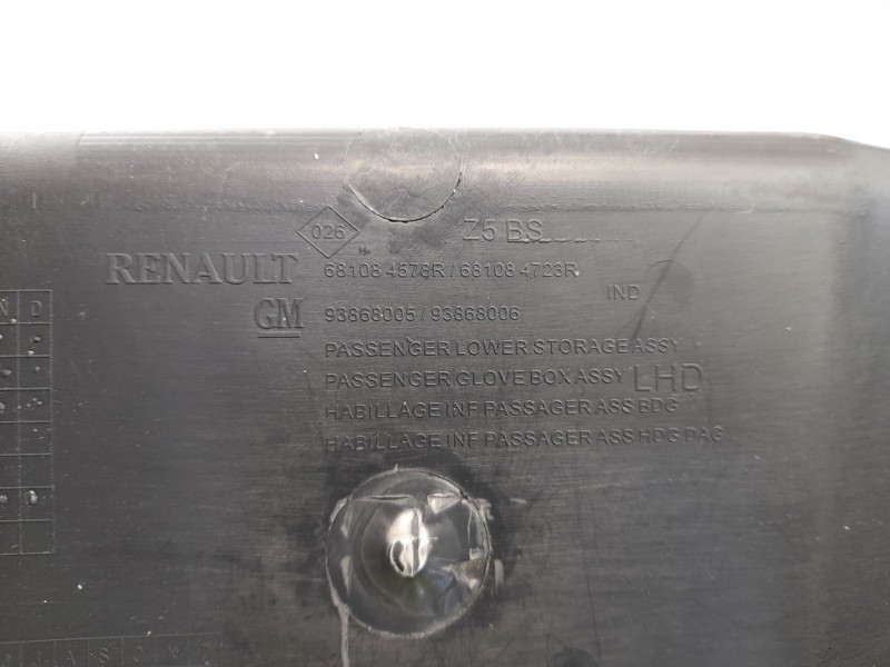 Recambio de guantera para nissan nv300 kombi (x82) 1.6 dci 125 referencia OEM IAM 681084578R  