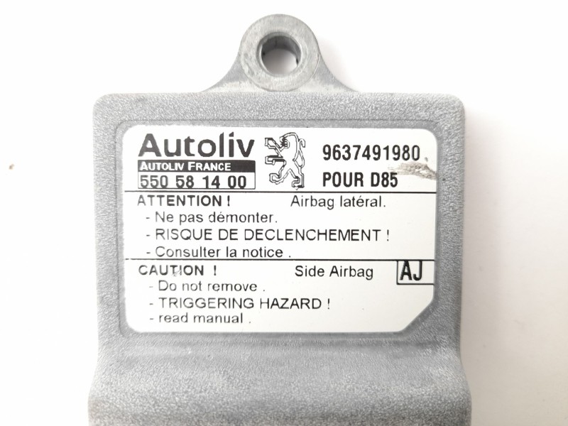 Recambio de sensor de impacto para peugeot 406 coupé (8c) 2.0 16v referencia OEM IAM 9637491980  