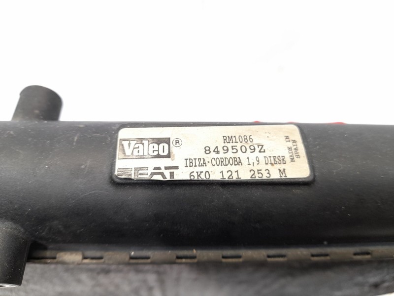 Recambio de radiador agua para seat ibiza ii (6k1) 1.9 d referencia OEM IAM 6K0121253M  