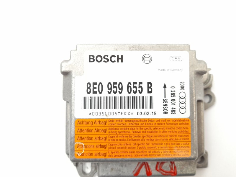 Recambio de centralita airbag para audi a4 avant (8e) 1.8 t referencia OEM IAM 8E0959655B  