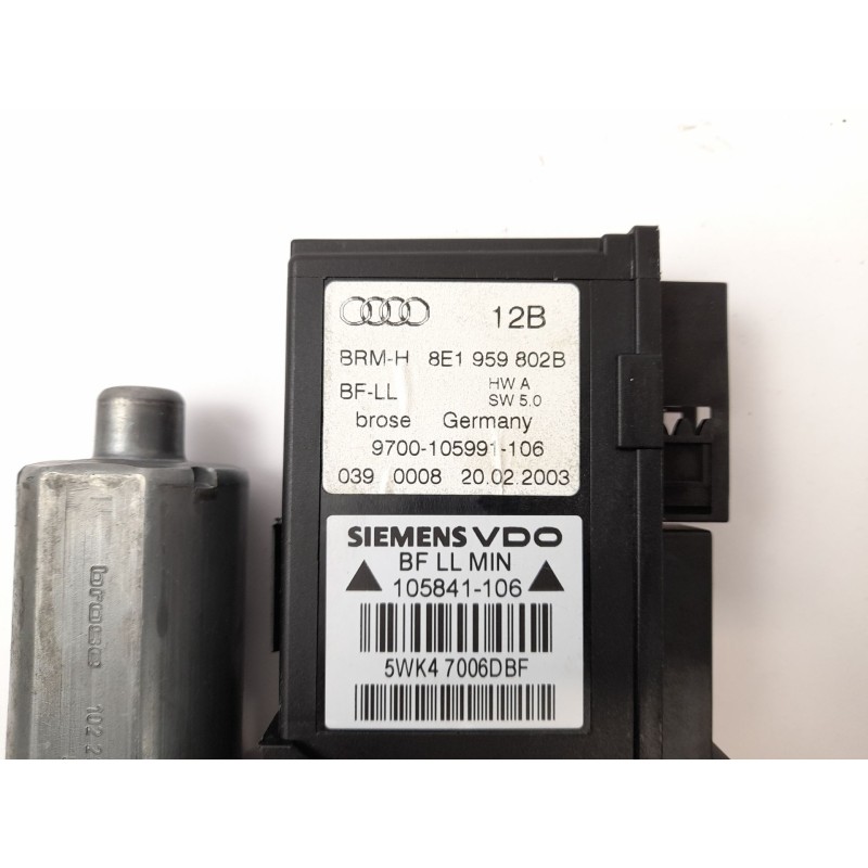 Recambio de motor elevalunas delantero derecho para audi a4 avant (8e) 1.8 t referencia OEM IAM 8E1959802B  