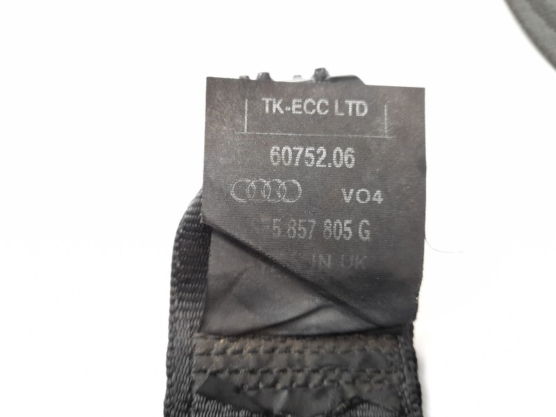 Recambio de cinturon seguridad trasero izquierda para audi a4 avant (8e) 1.8 t referencia OEM IAM 8E5857505G  