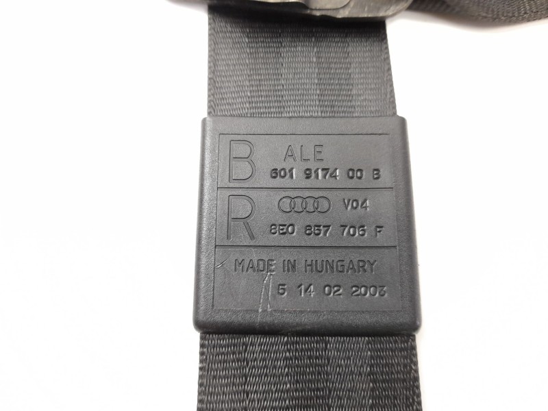 Recambio de cinturon seguridad delantero derecho para audi a4 avant (8e) 1.8 t referencia OEM IAM 8E0857706F  