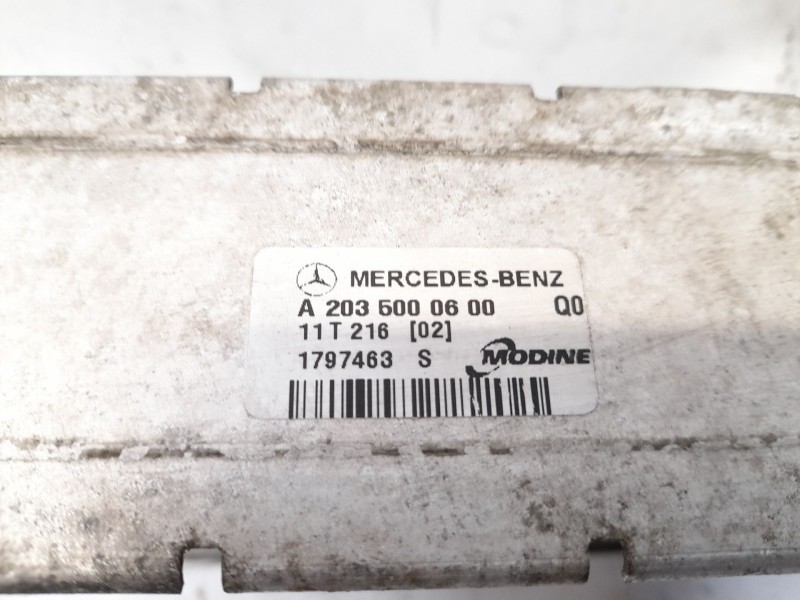 Recambio de intercooler para mercedes-benz clase c (w203) c 220 cdi (203.006) referencia OEM IAM A2035000600  