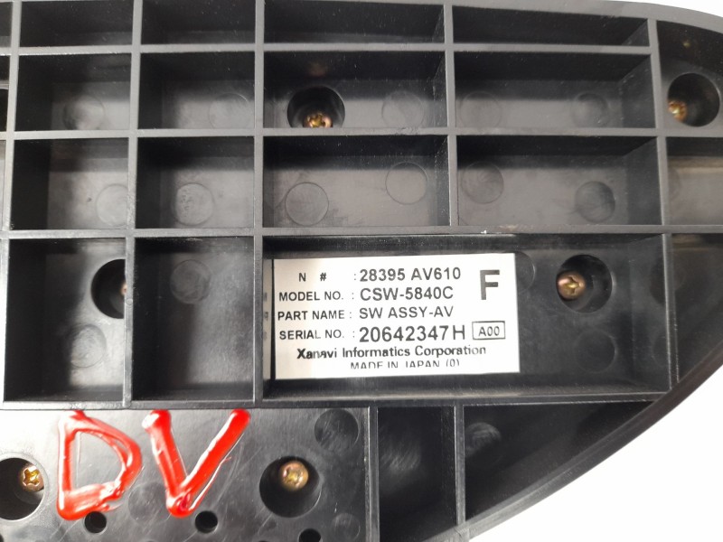 Recambio de mando climatizador para nissan primera (p12) 2.2 di referencia OEM IAM 28395AV610  